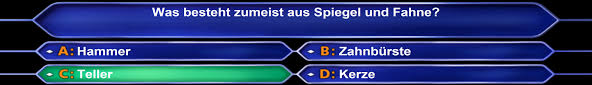 Wir wollen jetzt aber mal wissen, wie gut du die fragen von wer wird millionär beantworten könntest und haben entsprechend für dich ein solches quiz vorbereitet. Wer Wird Millionar Millionenfragen 88