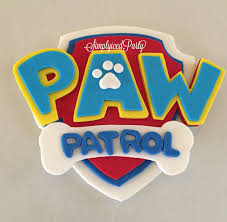 When trouble strikes in adventure bay. Paw Badge Fondant Cake Topper Badge And Age Verjaardagstaart Taart Taart Ideeen