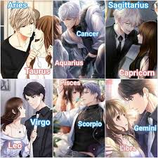 Did you know that most anime characters have canon birthdays? Pin By Nex On Couple Zodiac Anime Characters Zodiac Signs Pictures Zodiac Signs Taurus Anime Zodiac