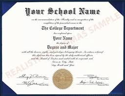 However, it will either be a real degree from a phony university, or a forged degree from a real university. Replacement And Novelty Fake High School And University Diplomas Transcripts Degrees And Certificates Realistic Diplomas