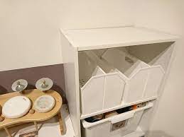 100均 セリアのアイテム2点で作れるおかもち風box インテリア 収納 インテリアアイデア 収納 文房具