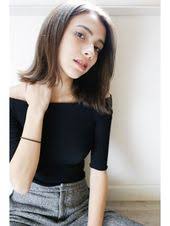 lolonois梅田 かっこいい切りっぱなしボブ 藤岡なおき 大阪 梅田 美容室 ミディアム ボブ ヘア ブラントカット モードレトロ 大人かわいい ボブ 大人ボブ センターパート 前下がりボブ ナチュラルボブ 無造作 マーメイドアッシュ 個性的 クラシカル