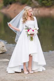 The tailoring and shipping was really fast. Marina Maitland Wedding Dress Simple Wedding Dress Modest