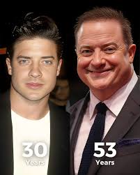 Brendan Fraser age 30 and 53-years 🌺