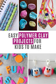 11 Fun Things Your Kids Can Make With Polymer Clay Clay Crafts For Kids Clay Projects For Kids Polymer Clay Diy