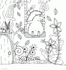 In the forest and garden, on the field and in the thickets of shrubs near the house. Printable Hedgehog Coloring Page For Adults Coloring Pages Printable Com
