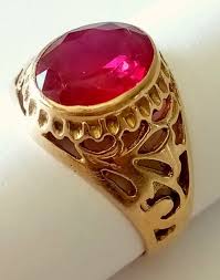 Catawiki Online Auction House 14 Kt Gold Ring 2 50 Ct Ruby Filigree Jewelry Clean Gold Jewelry Art Nouveau Jewelry