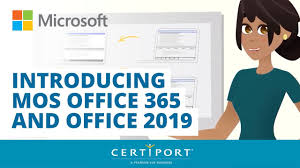 Introducing Microsoft Office Specialist Office 365 And Office 2019 Certification Exams By Certiport