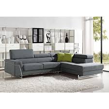 While a sofa covered in velvet may wear out faster than one with a different kind of fabric, it is hard to beat the comfort and every section of a sectional sofa has options with respect to design, function, appearance and style. Darby Modern Grey Fabric Sectional Sofa Set