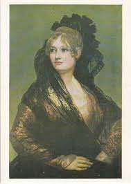 Edit attribution download full size: Art Postcard Painting Francisco Goya Dona Isabel Cobos De Porcel Hippostcard