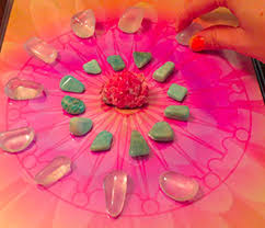 This is to be used as a template or base for your grid (click here to download a free, printable crystal grid template pack). Guide To Crystal Grids Crystal Vaults