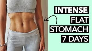 You can imagine a flat stomach in one minute. 1 Week Flat Stomach Workout Intense Youtube