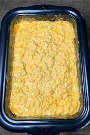 Roaster Full Of Cheesy Potatoes To Feed 100 People In 2021 Roaster Recipes Cheesy Potatoes Easy Cheesy Potatoes