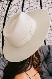Desert Queen Felt Wide Brim Hat Light Blue Wide Brimmed Wide Brim Hat Brim Hat