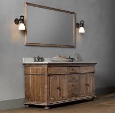 St James Double Vanity Sink Restoration Hardware Bathroom Wood Bathroom Vanity Restoration Hardware