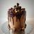 Birthday Cake With Chocolate Bars On Top