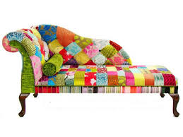 Chaise Lounge In Patchwork Style Chaise Lounge Chaise Furniture