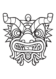 Get this free chinese new year coloring page and many more from primarygames. Coloring Pages Lion Dance Head Coloring Novocom Top