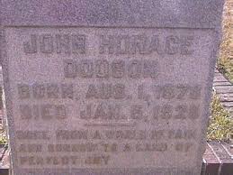 John Horace Dodson (1878-1928)