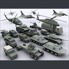 Army Military Combat Vehicles Low Poly 3d Model Low Poly 3d Models Low Poly Car Low Poly