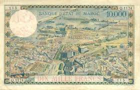 Résultat de recherche d'images pour "ancien billets de banque du Maroc"