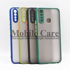 Vivo Y19 Back Cover Smoky Matte Camera ...
