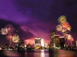 What Would Miami S South Beach Be Without A Little Flair Take In The Dazzling Fireworks Display Over The Pict New Years Eve Fireworks Best Fireworks Fireworks