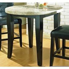 Round Granite Top Counter Height Table Monarch Marble Top 40 Inch Round Counter Height Table At Claussen S 997 W Bistro Table Set Counter Height Dining Table Counter Height Pub Table
