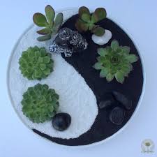 Mini Zen Garden Diseno Jardin Zen Jardineria En Macetas Jardin De Interior