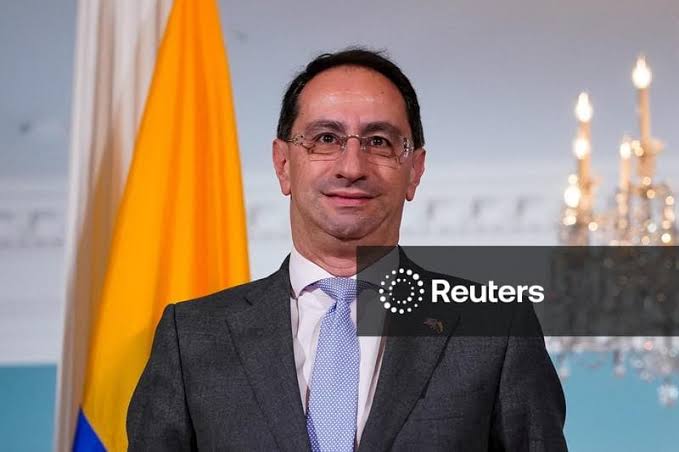 Licensable picture: U.S. Secretary of State Marco Rubio meets with  Colombian Vice President-elect Jose Manuel Restrepo in Washington | Reuters  Connect