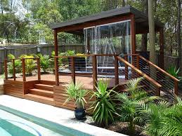 Landscaping ideas around the house. Deck Landscaping Ideas And Tips Se Queensland Deking Decks