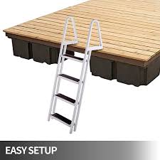 Maybe you would like to learn more about one of these? Buy Bestequip Aluminum Dock Ladder 4 Steps Boat Dock Ladder 16 Inch Wide Step Aluminum Boat Ladder Removable Dock Stairs W Handrails Welded Marine Boarding Dock Ladder Stainless Steel Mounting Hardware Online In Indonesia