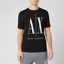 Widest selection of new season & sale only at lyst.com. Armani Exchange Men S Large Ax Logo T Shirt Black Thehut Com