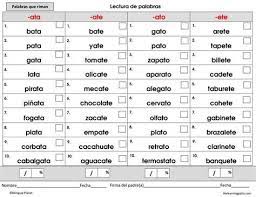 Rimas Tarjetas De Palabras Que Riman Spanish Rhyming Trabalenguas Dichos Y Refranes Palabras Que Riman