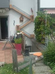Kaninchentreppe Vom Balkon In Den Garten Kaninchengehege Kaninchen Katzengehege