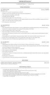 qa / qc resume sample mintresume