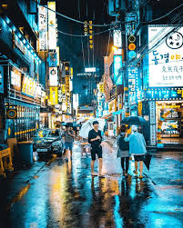 Rainy Night In The City Incheon South Korea By Steve Roe Steveroe On Instagram Cities In Korea City Rain Korea Travel