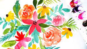 We're talking brushes, color mixing and painting loose florals! Watercolor Flowers Loose Painting For Beginners Spring Floral Illustration Youtube