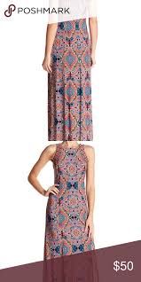 London Times Maxi Dress Style Runs Larger Order One Size Down Crew Neck Sleeveless Back Buttoned Closure Geomet London Times Dress Fashion Style Maxi Dress