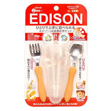 完售 edison 幼兒用學習筷 不銹鋼餐具組 為1
