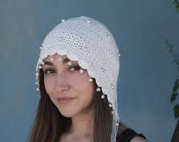 Earth and Gaia Crochet Skull Cap/festival/boho/wook/ooak