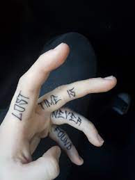 Tattoo Uploaded By Setting Myself Up Lost Time Is Never Found 790966 Tattoodo
