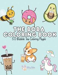 Share your completed pages with us! The Boba Coloring Book 50 Bubble Tea Coloring Pages Boba Bitsy 9798561068911 Amazon Com Books