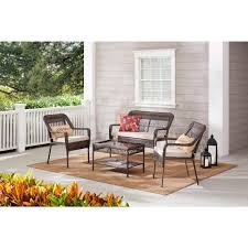 ( 3.8) out of 5 stars. Hampton Bay Mix And Match Outdoor Patio Loveseat With Putty Tan Cushions 65 2019 400 1 The Home Depot Lounge Chair Outdoor Patio Loveseat Wicker Patio Chairs