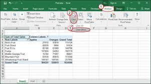 filtering grand total amounts within excel pivot tables