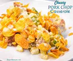 Easy salsa verde and pork casserole blackberry babe. Cheesy Pork Chop Casserole How To Use Leftover Pork Chops