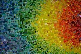 Colour Graduation Mosaic Artwork Mosaic Art Mosaic