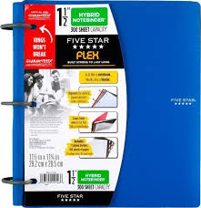 Five Star Flex 1 1 2 Hybrid Notebinder 29146 Notebinders Five Star Flex Stars