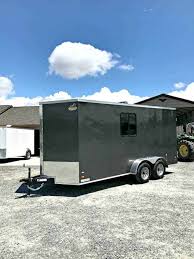 If you choose to have an enclosed trailer, we could help supply you with various options; Introducing Minnie Our Cargo Trailer Camper Must Love Camping