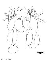 © olga picasso / picassolive. Kunst Picasso Zeichnung Skizzen Kunst